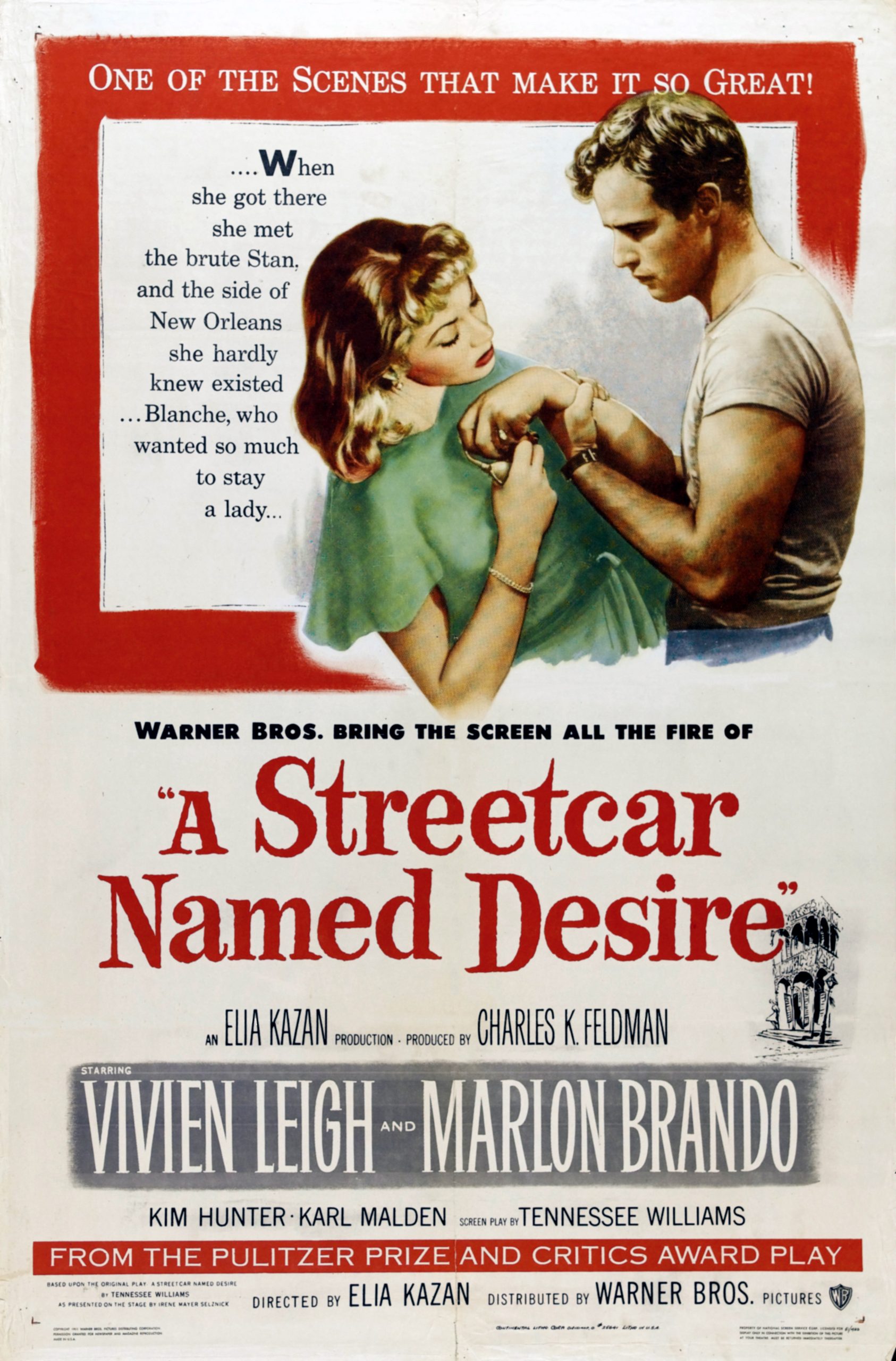 1951: The Film Adaptation of Streetcar is Released